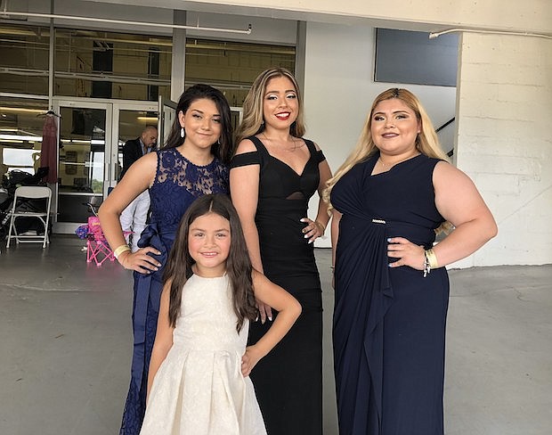 De izq. a der. Jennifer Iraheta, Vanessa Melgar, Keiri Martínez y Miss Chiquitita Sofía Cano