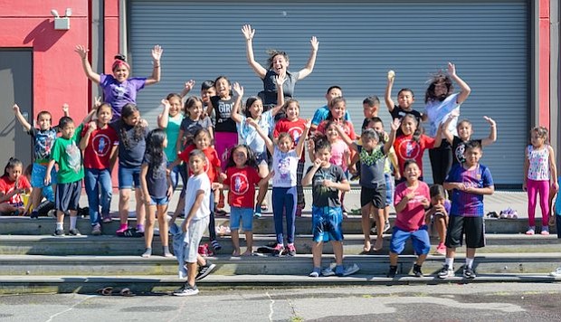 Verano. Un grupo de niños que este verano asistieron a los programas que Kids Club ofreció en Casa Chirilagua.