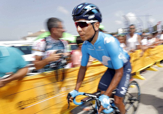 Colombiano Nairo Quintana subió al octavo lugar de la Vuelta a España