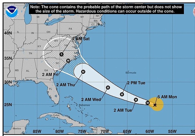 Florence alcanza la categoría 3 y amenaza la costa este de Estados Unidos