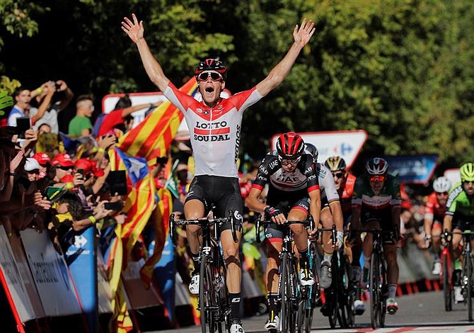 Heroica la victoria de Jelle Walleys en la Vuelta a España