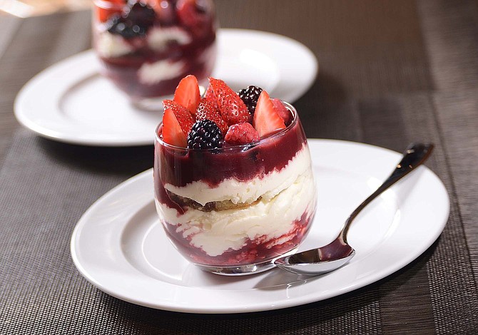 Chía, frutos rojos y yogur: ¡El postre!