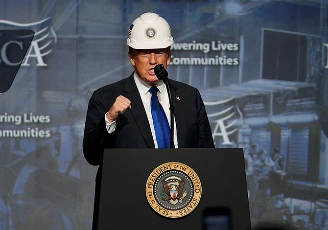 Trump en Filadelfia resalta generación de nuevos empleos