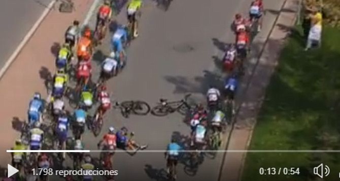 Fernando Gaviria sufrió fractura de clavícula en la Vuelta a Turquía