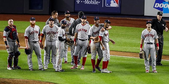 Los Medias Rojas celebraron en territorio hostil