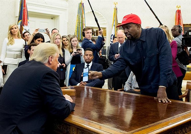 Kanye West almorzó con Trump en la Casa Blanca