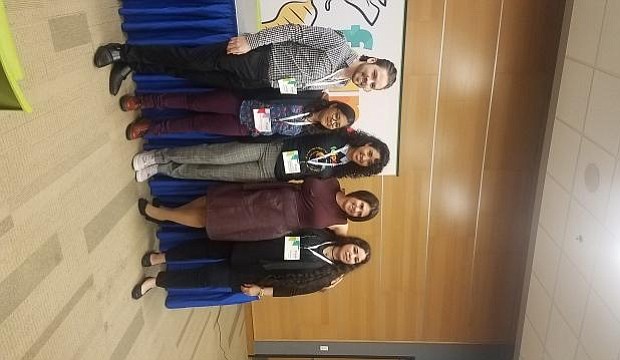 Gerald Padilla, Laura Angulo, Rossy Lima, Ana Torres y Gaby Rico