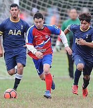 CONTUNDENTE. En el partido de la fecha 9 de la Liga Guatemalteca MD entre La Reforma vs Deportivo Fas, este último equipo resultó triunfador con 6 goles contra cero de La Reforma. El duelo se llevó a cabo en la cancha de la Buck Lodge Middle School.