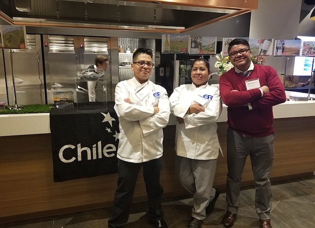Chefs de DC compitieron y cocinaron con productos chilenos
