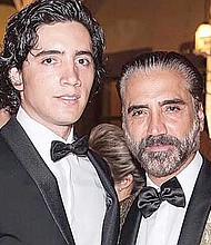 TALENTO. Alex Fernández y su padre, el famoso Alejandro.