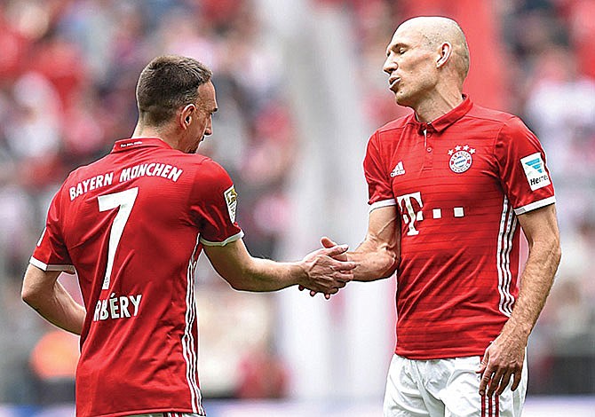 Ribéry y Robben dejarán el Bayern