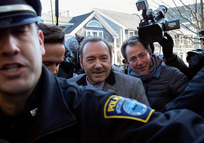 Kevin Spacey en libertad bajo fianza tras ser inculpado de abuso sexual