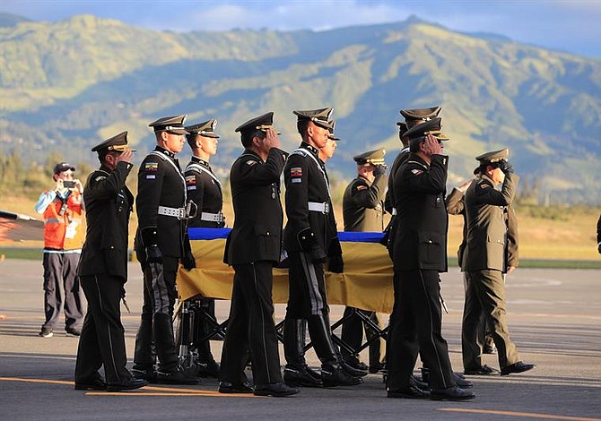 Ecuador recibe los restos de la cadete fallecida en el ataque terrorista en Colombia