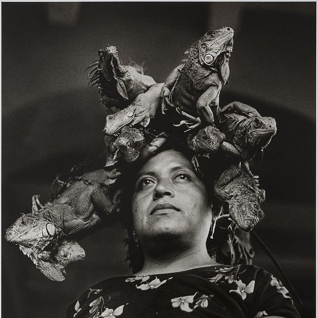 Our Lady of the Iguanas, Juchitán, México / Nuestra Señora de las Iguanas, 1979
Graciela Iturbide (Mexican, born in 1942)
Photograph, gelatin silver print
*Daniel Greenberg and Susan Steinhauser
*© Graciela Iturbide
*Courtesy, Museum of Fine Arts, Boston