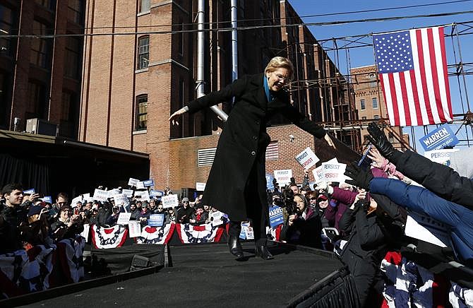 La senadora demócrata Elizabeth Warren inicia precandidatura presidencial