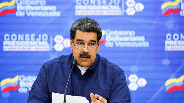 VENEZUELA. Fotografía cedida por prensa de Miraflores donde se observa a Nicolás Maduro