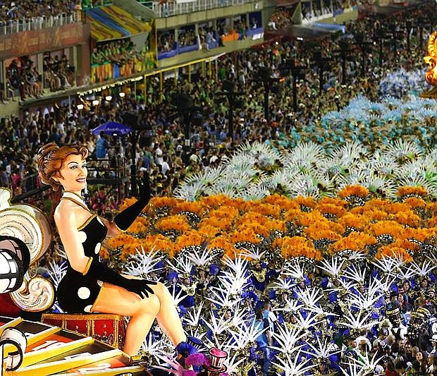 RÍO DE JANEIRO (BRASIL) - La celebración del carnaval, en el sambódromo de Marques de Sapucaí, en Río de Janeiro (Brasil).