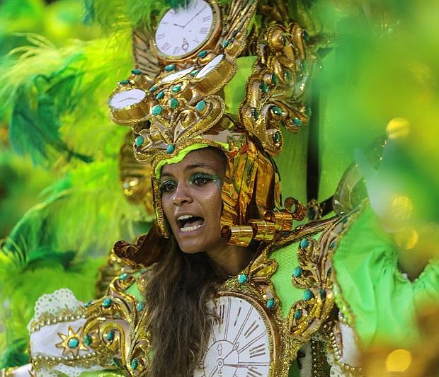 RÍO DE JANEIRO (BRASIL) - La celebración del carnaval, en el sambódromo de Marques de Sapucaí, en Río de Janeiro (Brasil).