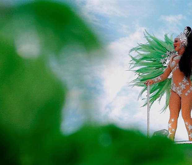 RÍO DE JANEIRO (BRASIL) - La celebración del carnaval, en el sambódromo de Marques de Sapucaí, en Río de Janeiro (Brasil).