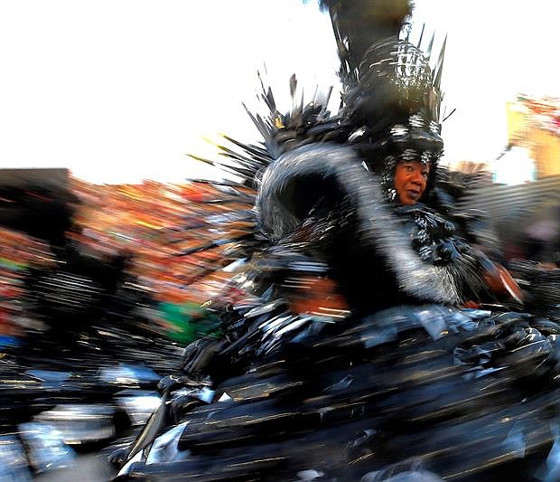 RÍO DE JANEIRO (BRASIL) - La celebración del carnaval, en el sambódromo de Marques de Sapucaí, en Río de Janeiro (Brasil).