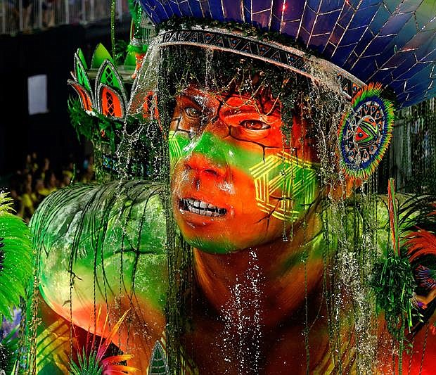 RÍO DE JANEIRO (BRASIL) - La celebración del carnaval, en el sambódromo de Marques de Sapucaí, en Río de Janeiro (Brasil).