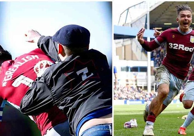 En video: La violenta agresión de un hincha a un futbolista en Inglaterra