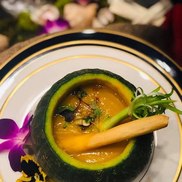 GANADOR. El plato ganador fue de Haití, un cocido de zapallo con langosta, jamón y carne de res hizo las delicias de todo aquel que pasó por el estand del chef Dimitri Lilavois.