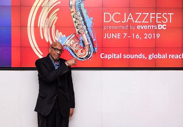 Anuncio. Willard Jenkins, director artístico del festival, durante la rueda de prensa para anunciar que el DC Jazz Festival pronto abrirá el telón.