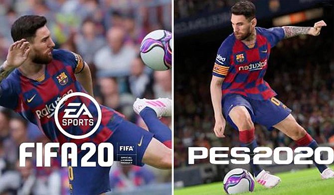 PES 2020 vs. FIFA 20