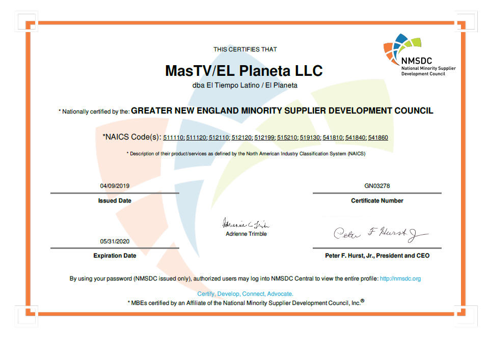 MBE-Certification