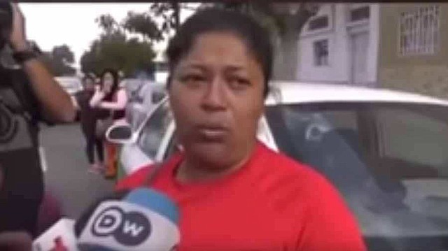 La migrante hondureña Miriam Celaya. Foto: captura de pantalla / elsalvador.com.