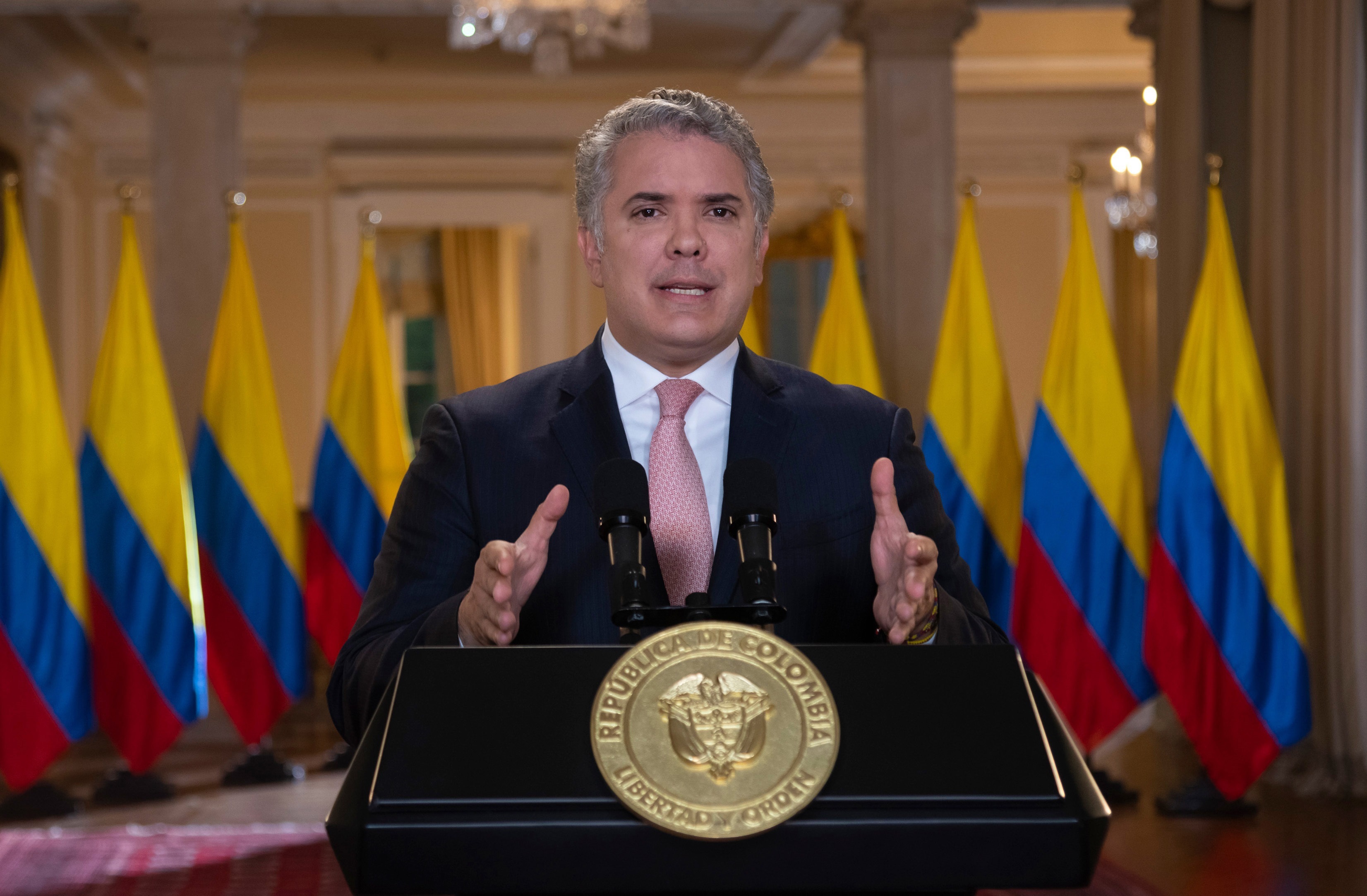 Presidente de Colombia en la ONU El régimen de Maduro se sostiene con recursos del narcotráfico Presidente de Colombia en la ONU El régimen de Maduro se sostiene con recursos del narcotráfico