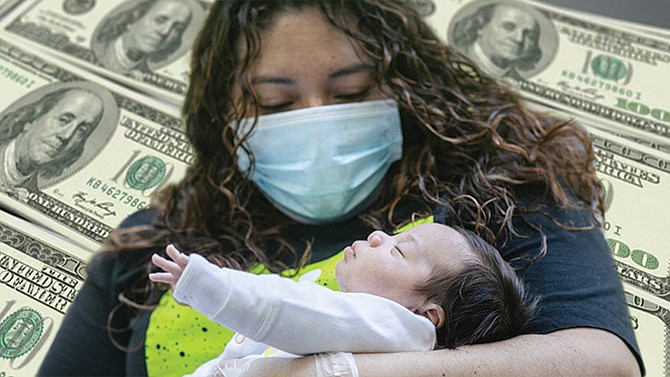 ALIVIO. Los padres de los bebés nacidos en 2020 pueden ser elegibles para recibir 1,100 dólares del estímulo económico federal.