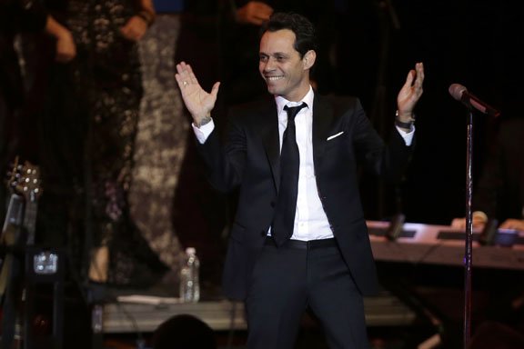 El cantante puertorriqueño Marc Anthony.