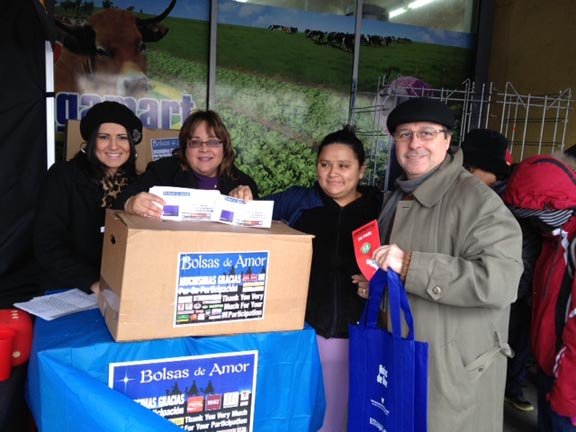 En el Megamart de Hyattsville, Maryland, también se vivió la fiesta solidaria.