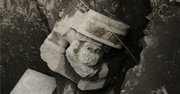 Una escultura de Huehuetéotl, dios viejo o del fuego, hallada por arqueólogos del Instituto Nacional de Antropología e Historia en la cúspide de la Pirámide del Sol en Teotihuacan.