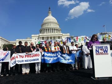 El Capitolio fue testigo del reclamo por una reforma migratoria integral.