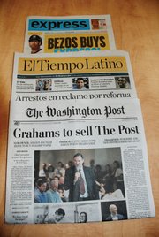 PERIÓDICOS. El Post, El Tiempo Latino y Express.