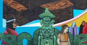 OBRA. Una de las piezas que forma parte de la exhibición “Nuestra América” que coincide con el foro de arte latino.