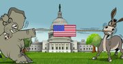 Republicanos vs demócratas según la caricatura de Gogue