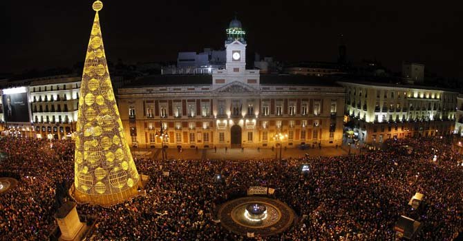 La Puerta del Sol, Madrid, España