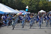 Miembros de la organización folclórica Caporales San Simón Filial Virginia.
