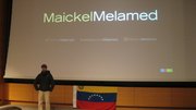 Mickel Melamed en MIT, Boston. Abril 2014