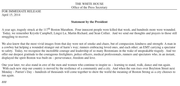 Comunicado del presidente Obama a un año del atentado en Boston.