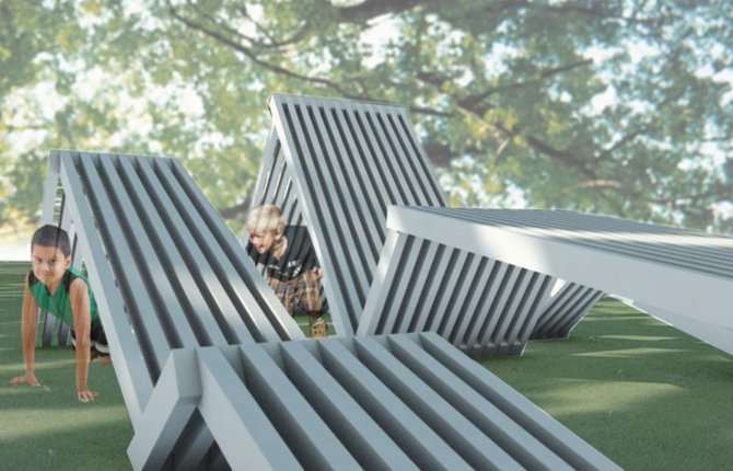 Chair City Mountain: Mobiliario para jugar