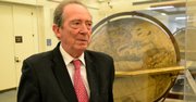 El director de la Real Academia Española, José Manuel Blecua, en la Biblioteca del Congreso, en Washington, DC.