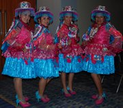Bailarinas bolivianas.