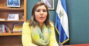 CÓNSUL. Keny López de Zuleta, el 15 de octubre, en el consulado de El Salvador.