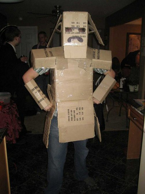 ¿Qué más fácil y barato que cajas de cartón?