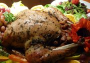 Pavo con hierbas